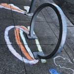 Honorable Mention-Bike Rack Shadows